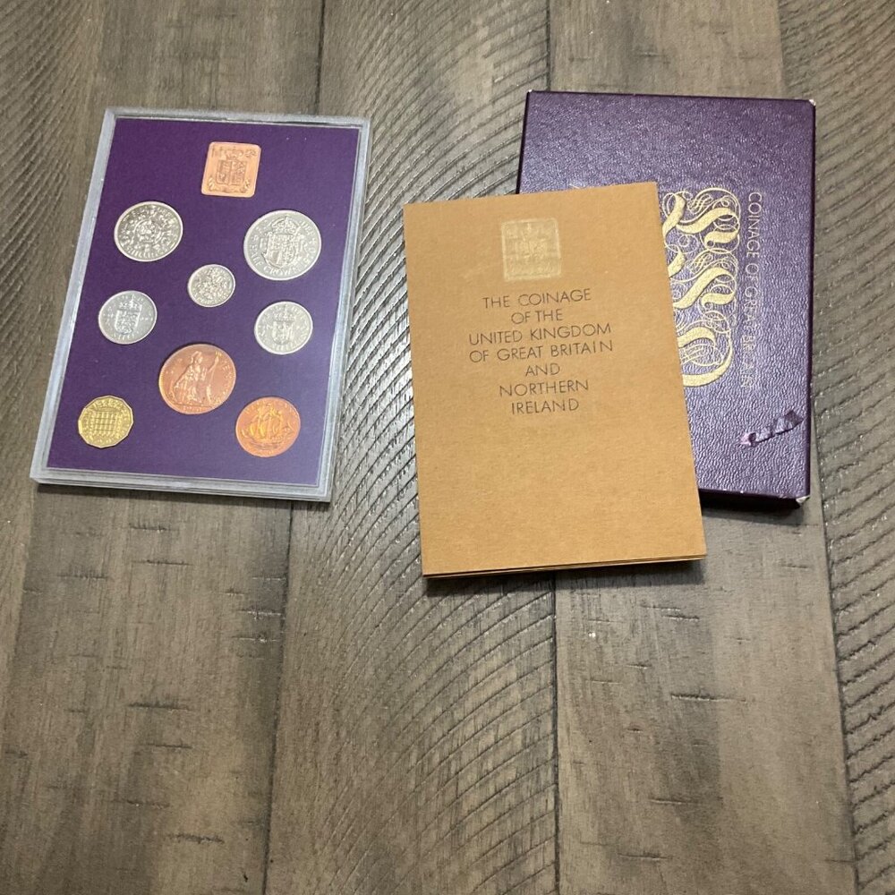 1970 COINAGE OF GREAT BRITAIN AND NORTHERN IRELAND Uncirculated 8-Coin Set